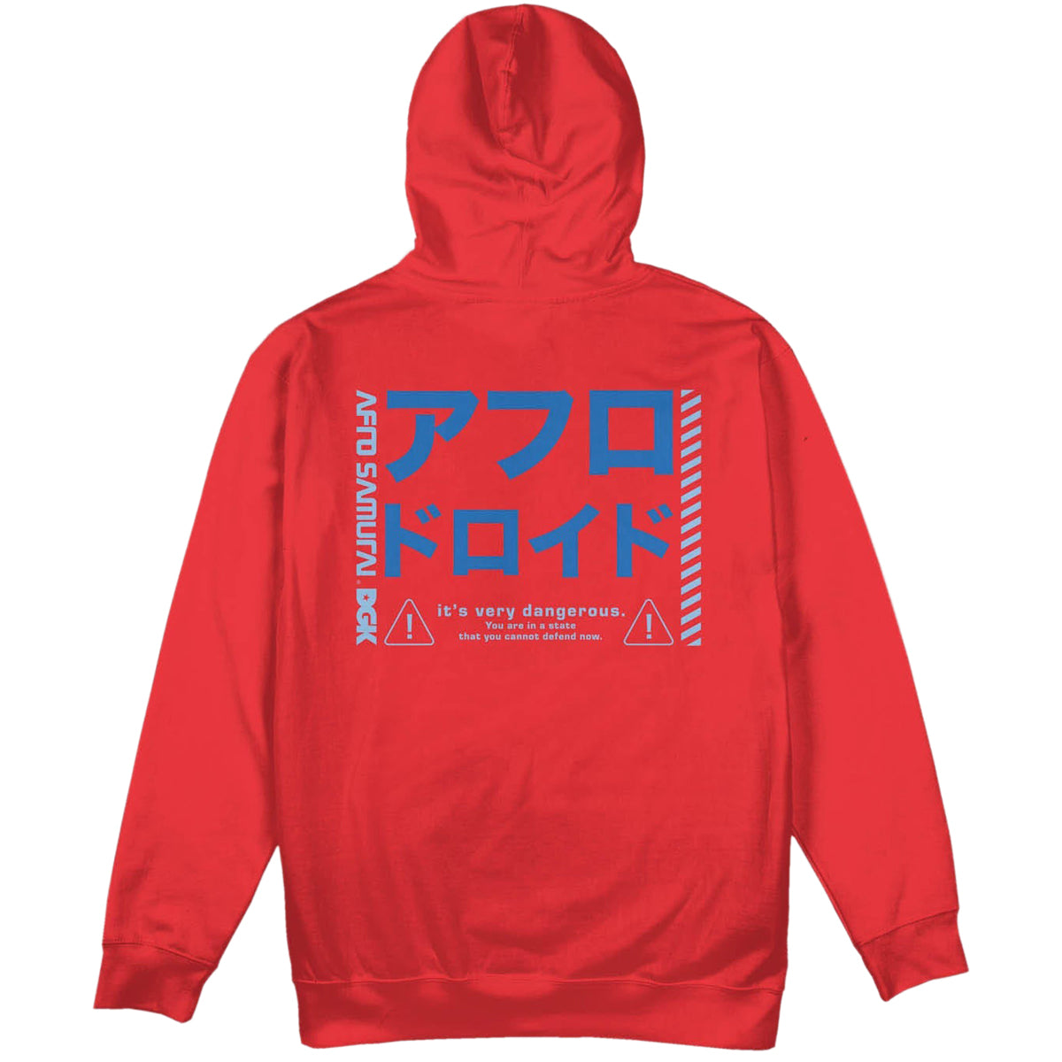 DGK x Afro Samurai Afro Vs Afro Droid Hoodie - Red image 2
