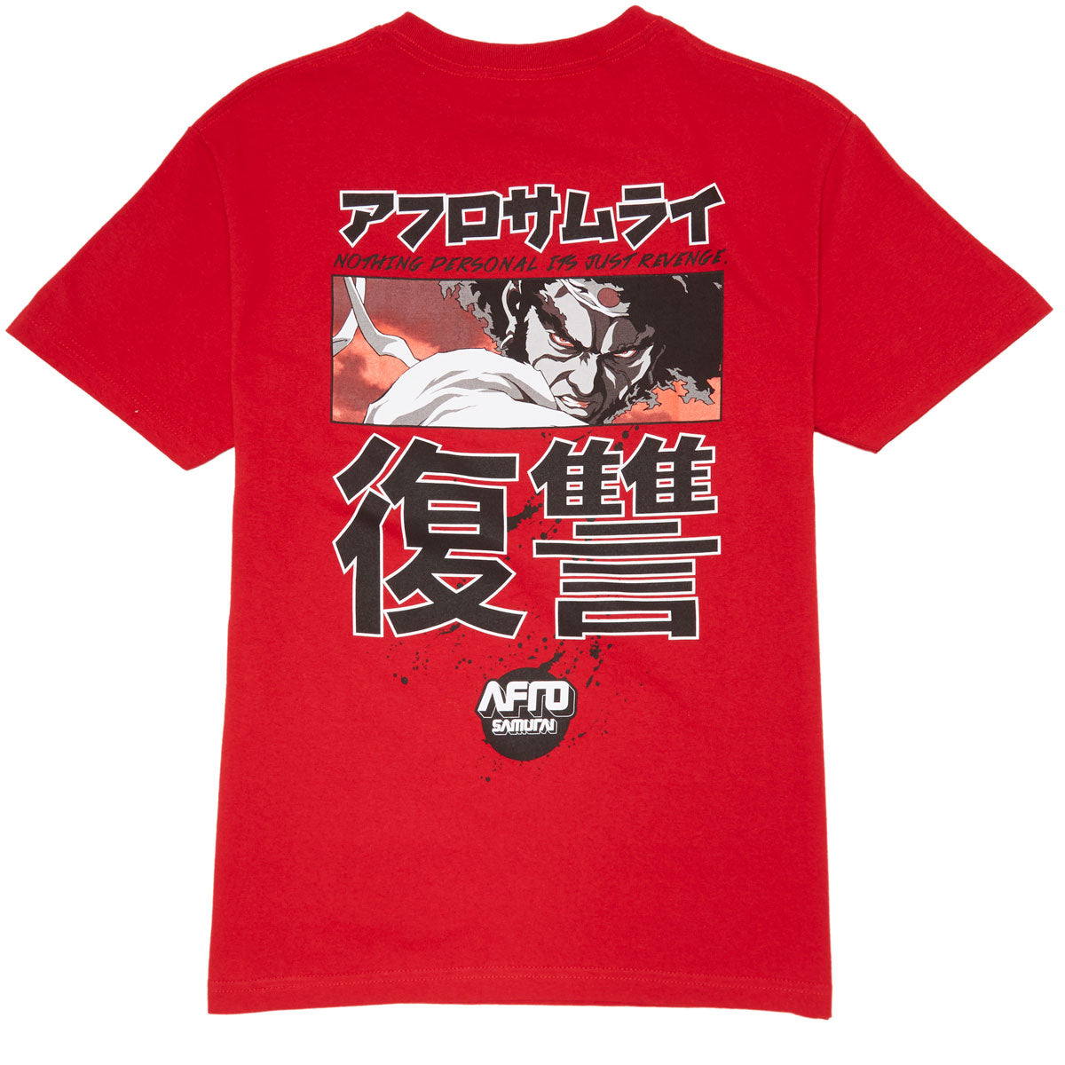 DGK x Afro Samurai Afro T-Shirt - Red image 1