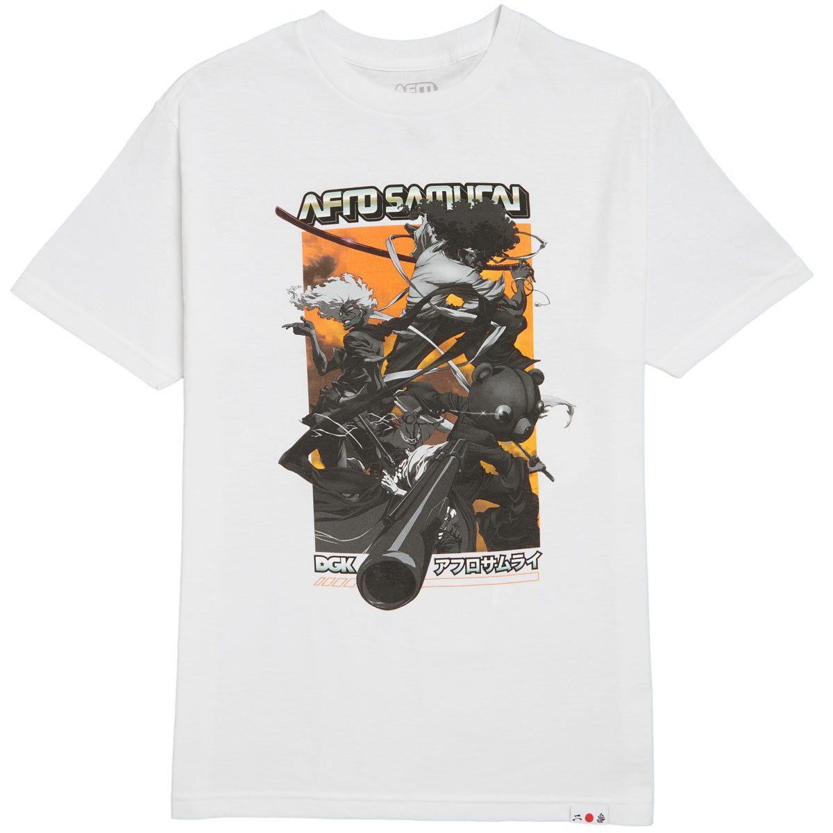 DGK x Afro Samurai Collage T-Shirt - White image 1