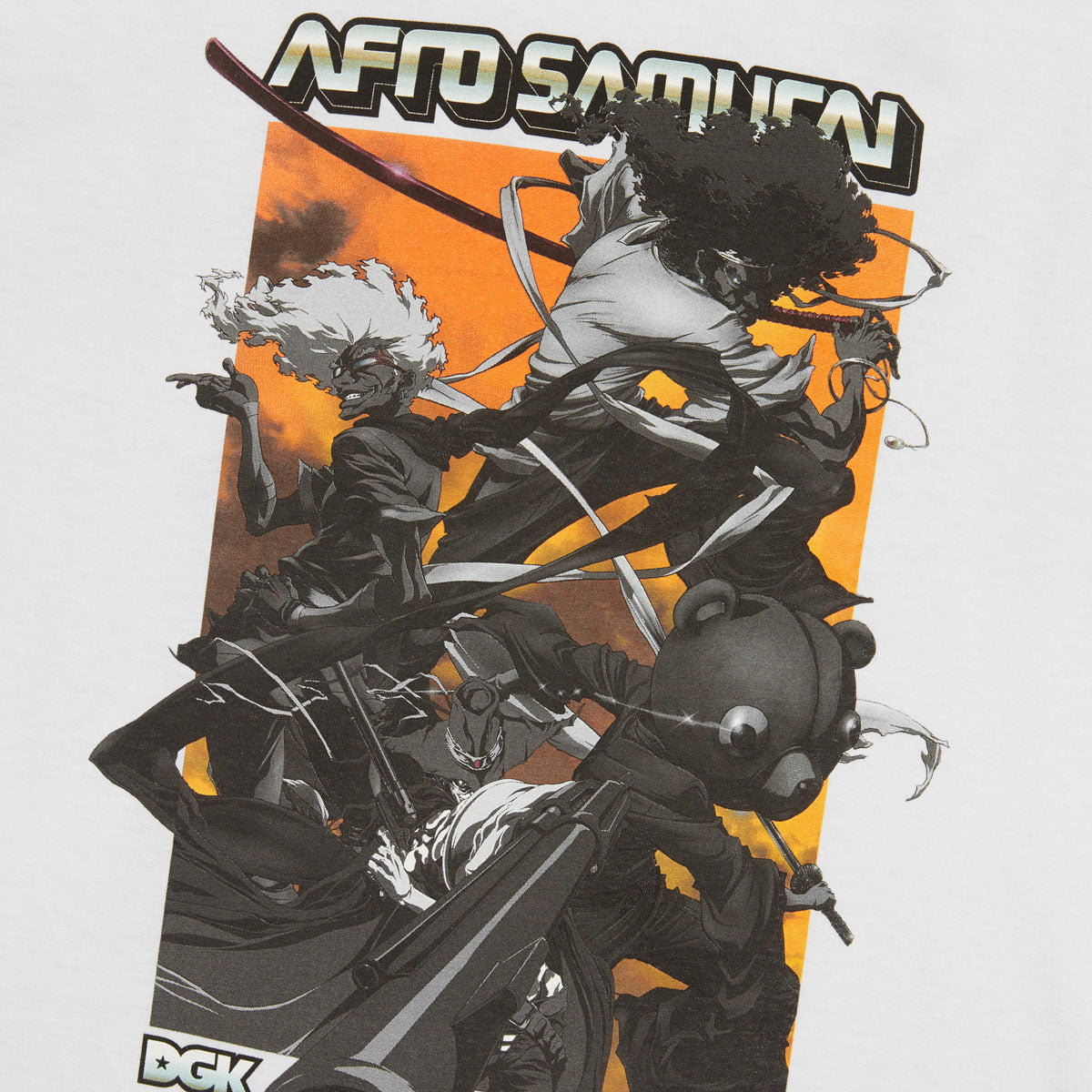 DGK x Afro Samurai Collage T-Shirt - White image 4