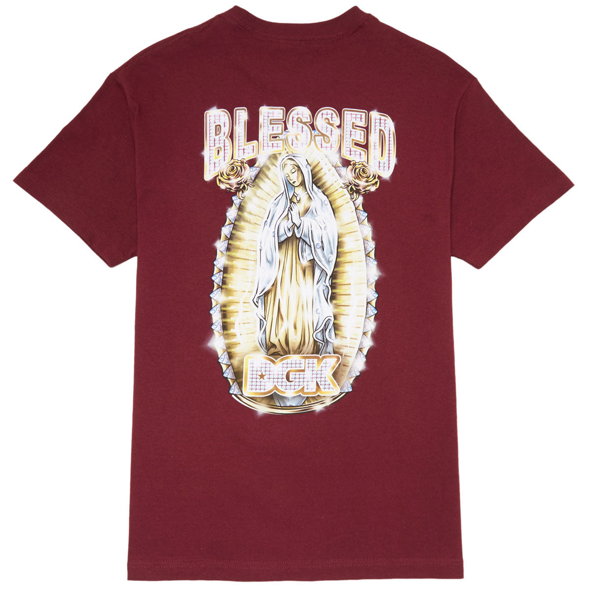 DGK Stay Blessed T-Shirt - Burgundy image 1