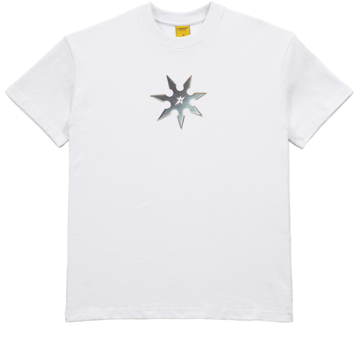 Carpet Company Throwing Star T-Shirt - White image 1