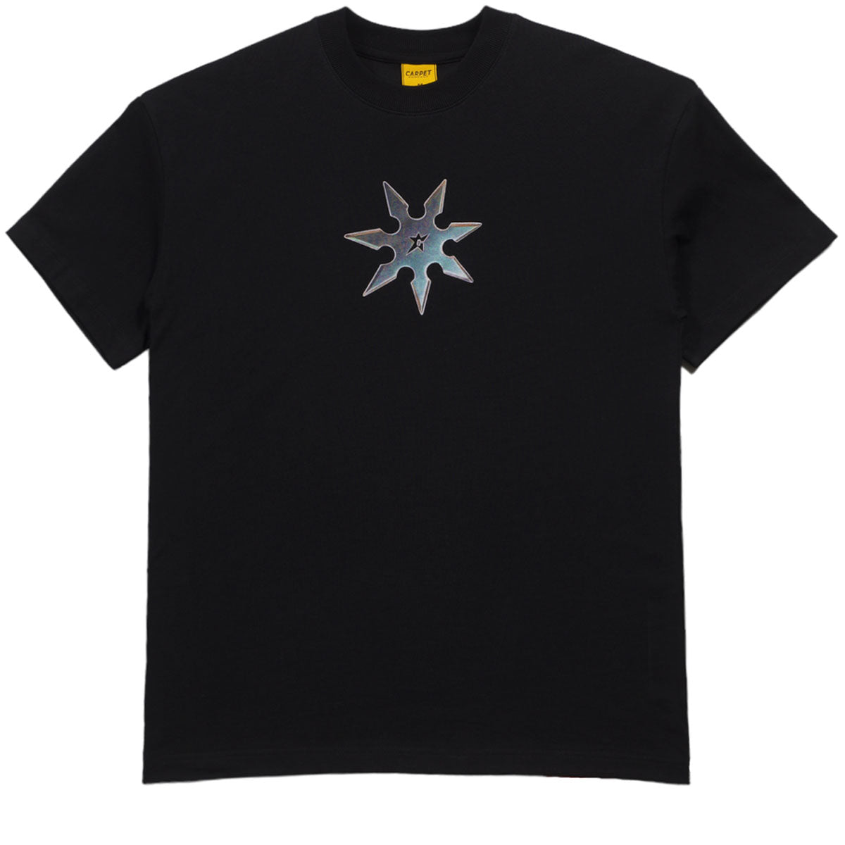 Carpet Company Throwing Star T-Shirt - Black image 1