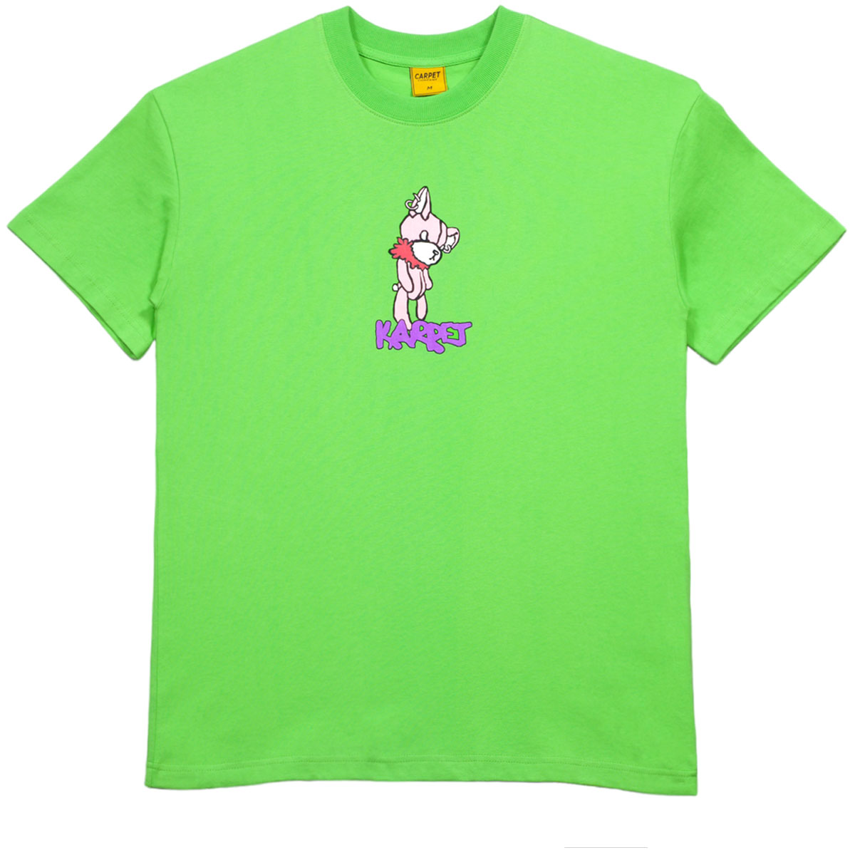 Carpet Company Teddy Bear T-Shirt - Slime Green image 1