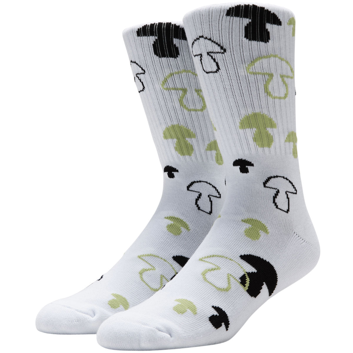 The Quiet Life Sound of Silence Socks - White image 1