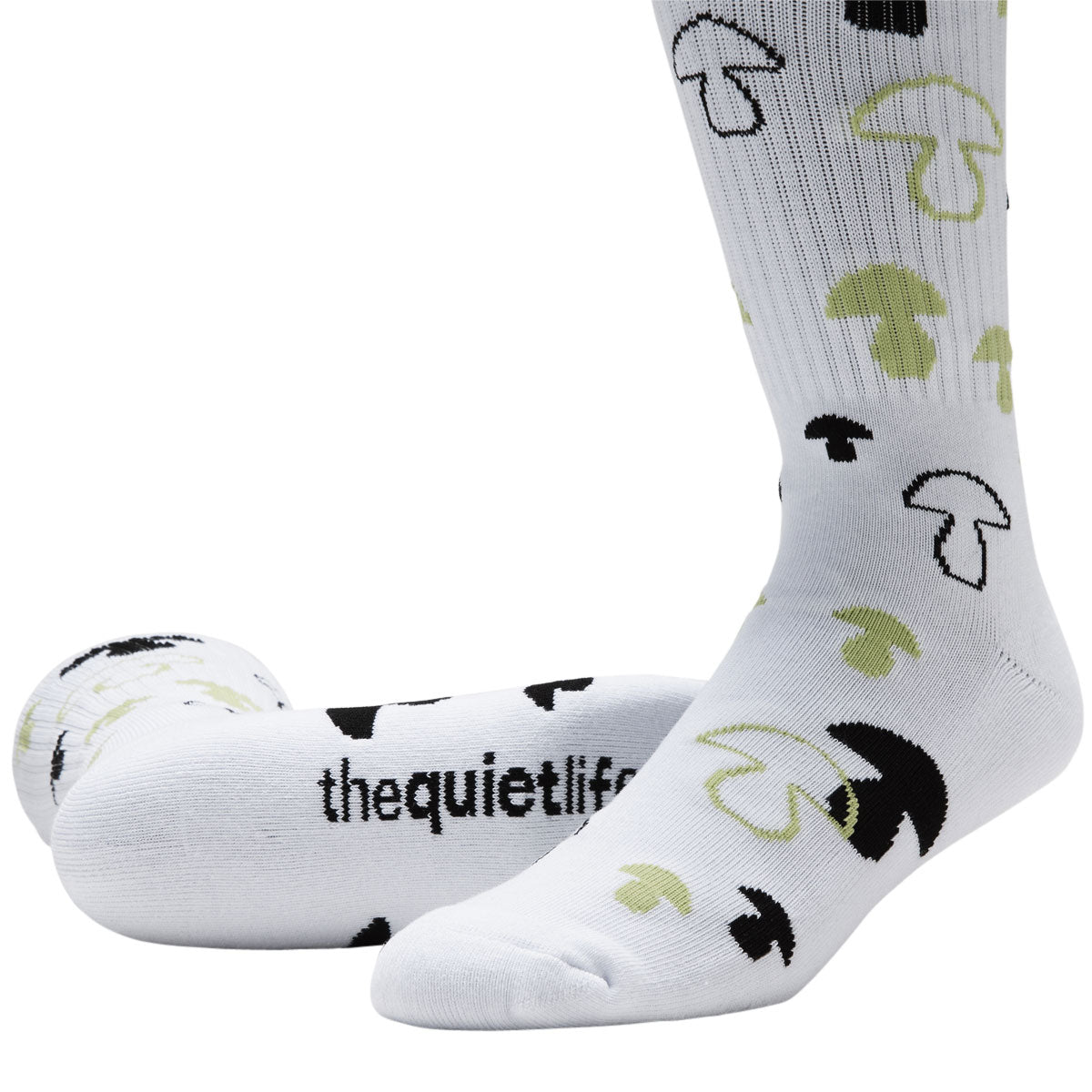 The Quiet Life Sound of Silence Socks - White image 3