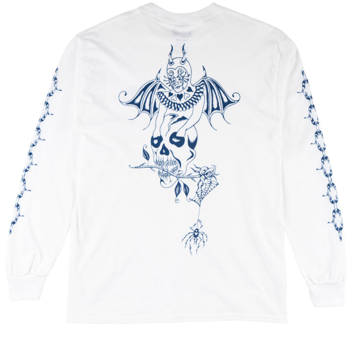 Welcome Angel Long Sleeve T-Shirt - White image 1