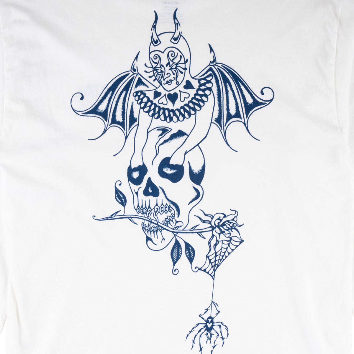 Welcome Angel Long Sleeve T-Shirt - White image 4