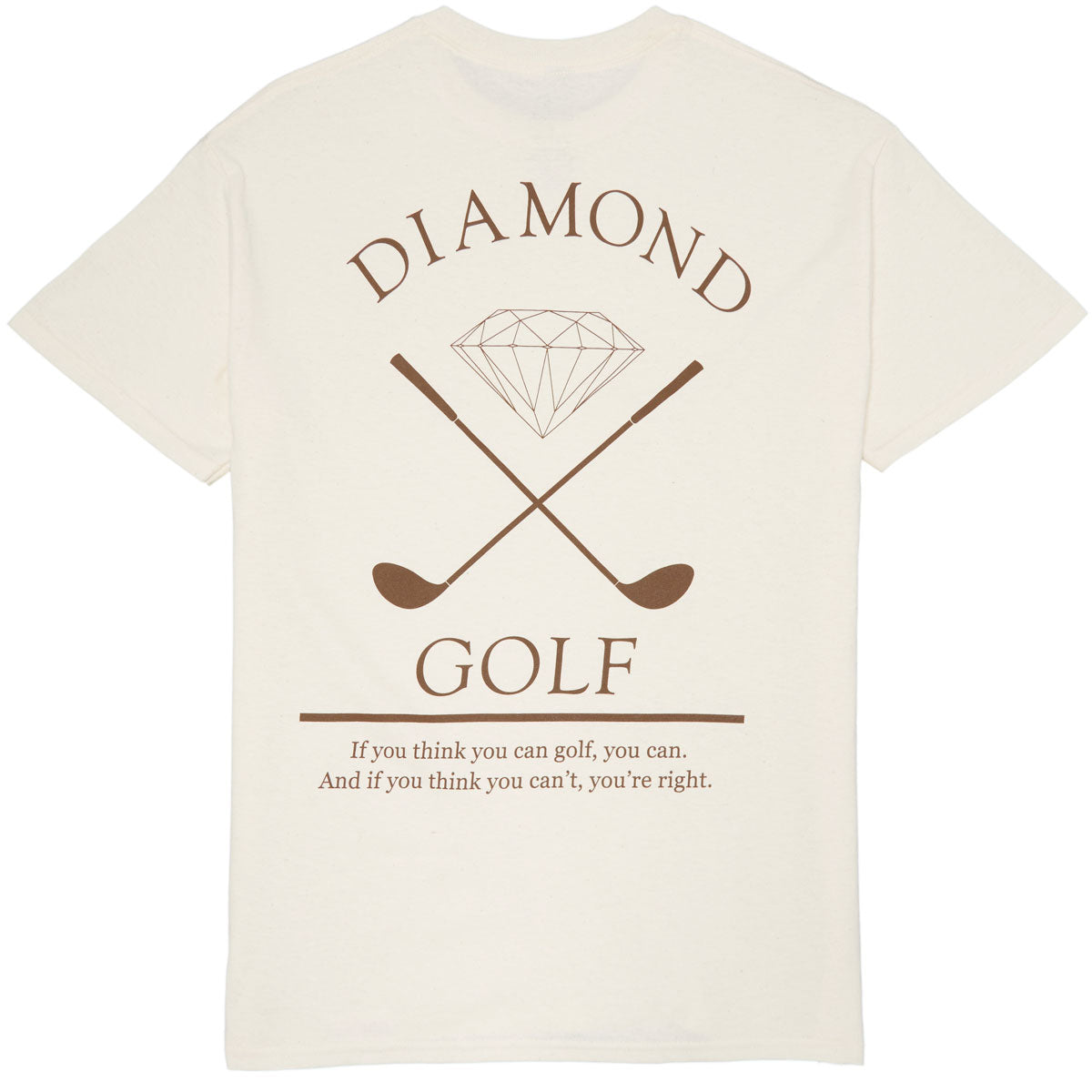 Diamond Supply Co. Golf T-Shirt - Cream image 1
