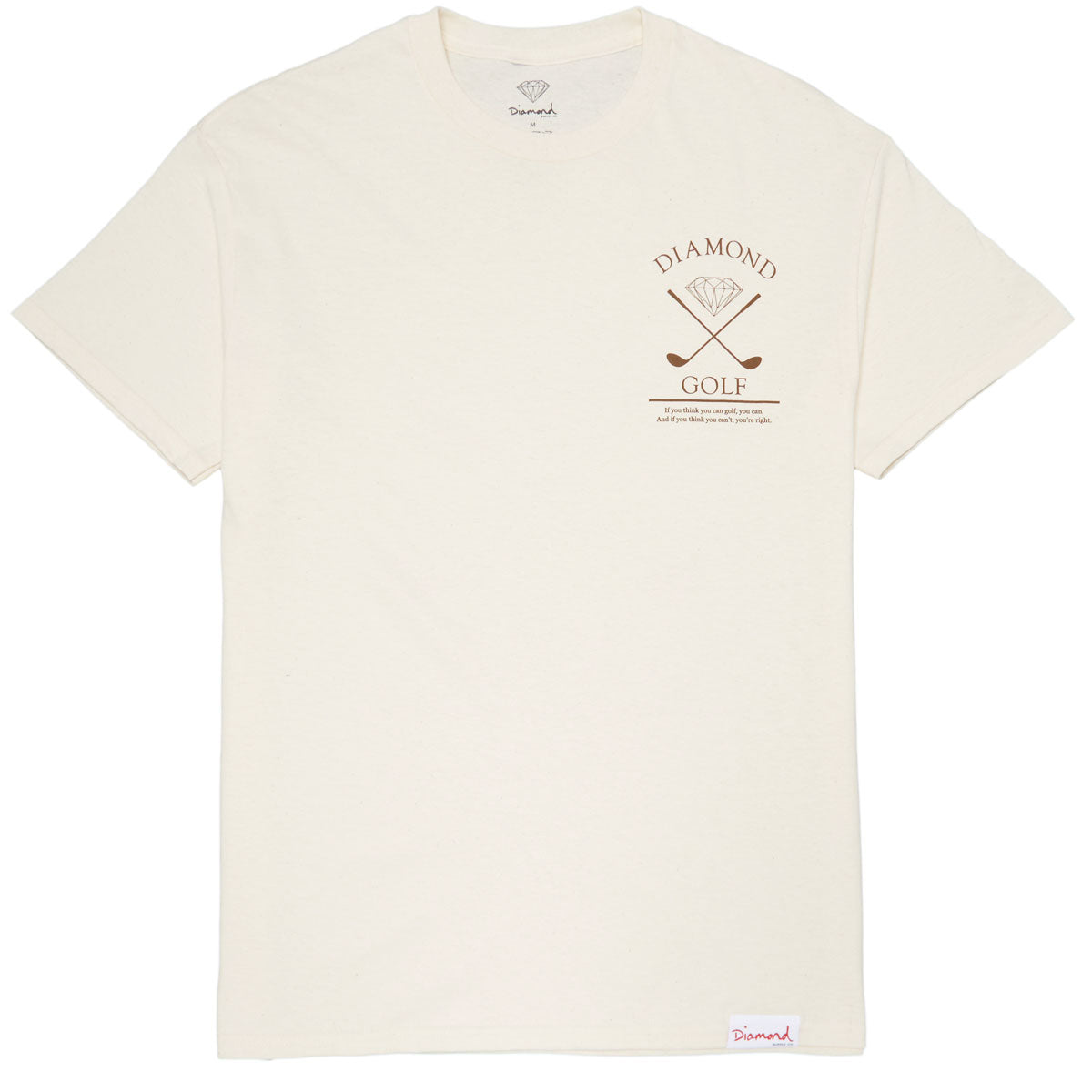 Diamond Supply Co. Golf T-Shirt - Cream image 2
