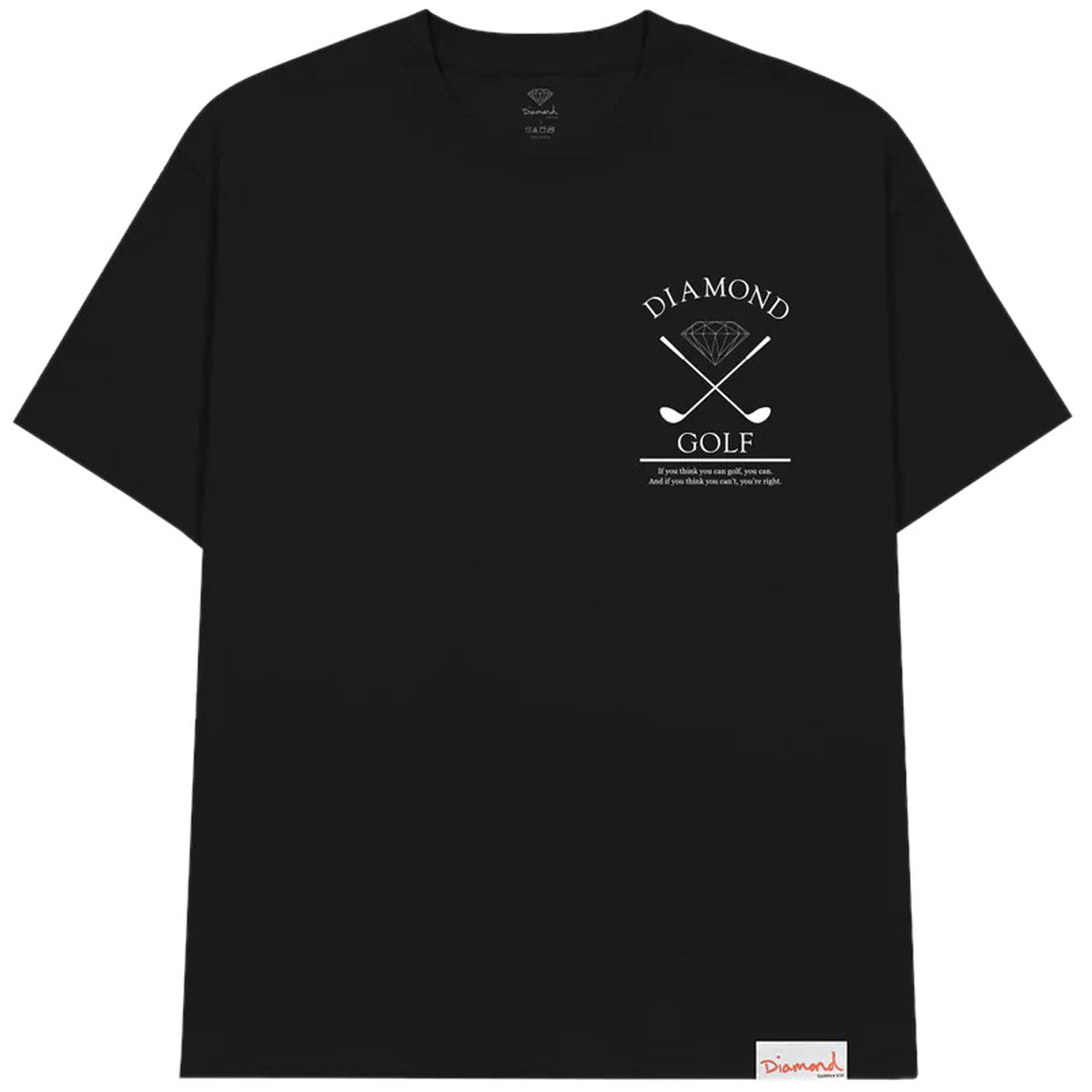 Diamond Supply Co. Golf T-Shirt - Black image 1