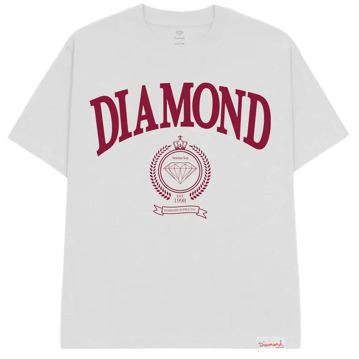 Diamond Supply Co. College Crest T-Shirt - White image 1