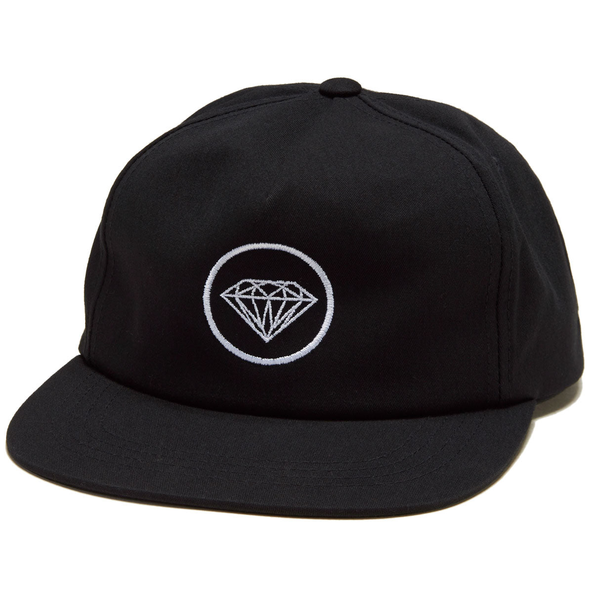 Diamond Supply Co. Brilliant Circle Snapback Hat - Black image 1