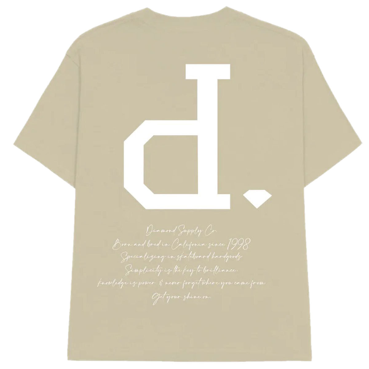 Diamond Supply Co. Unpolo Script T-Shirt - Natural image 2
