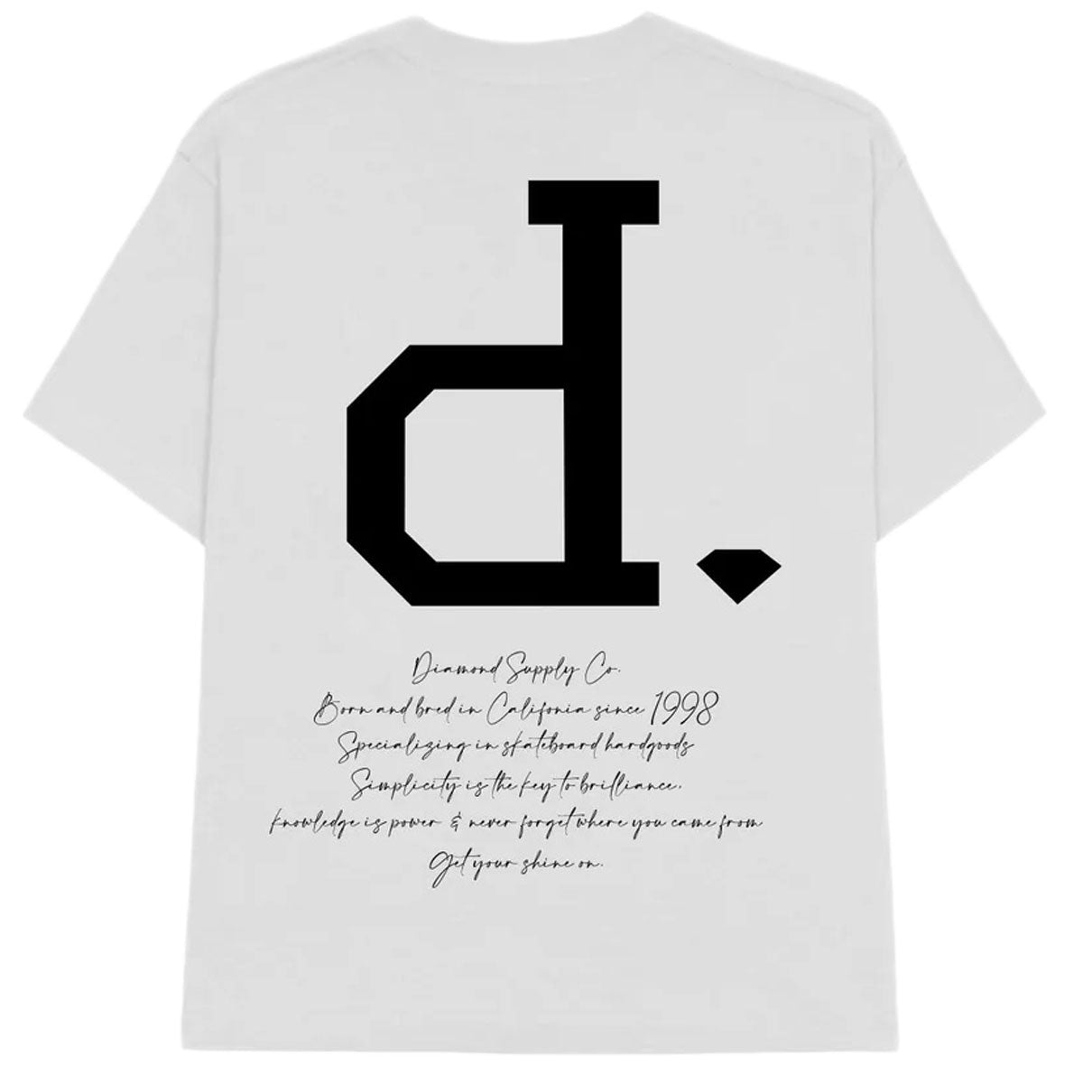 Diamond Supply Co. Unpolo Script T-Shirt - White image 2