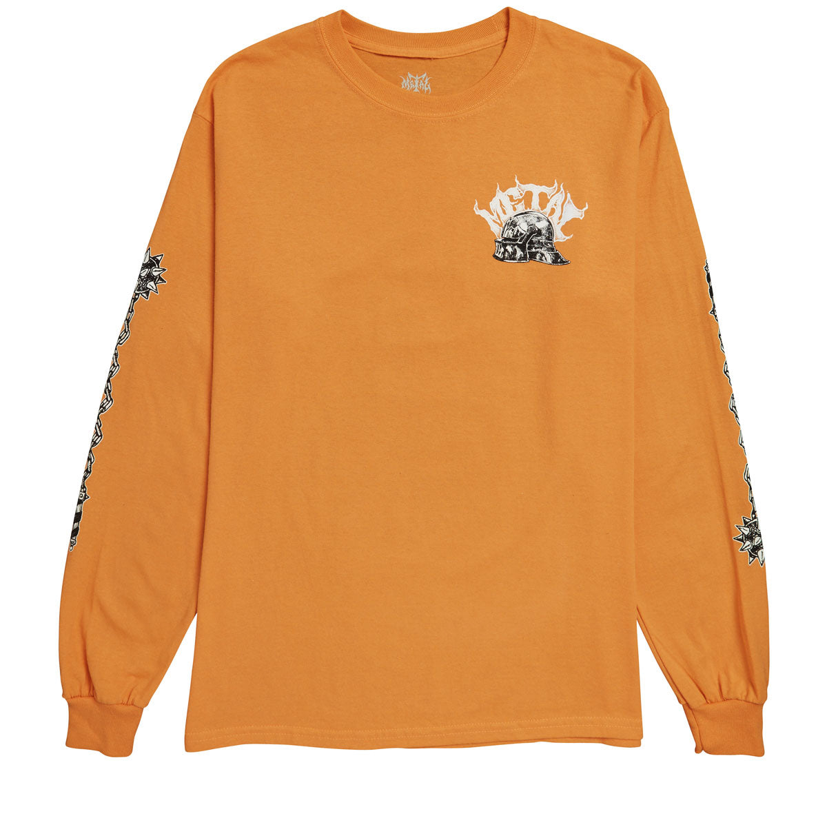 Metal Chain Flail Long Sleeve Shirt - Safety Orange image 2