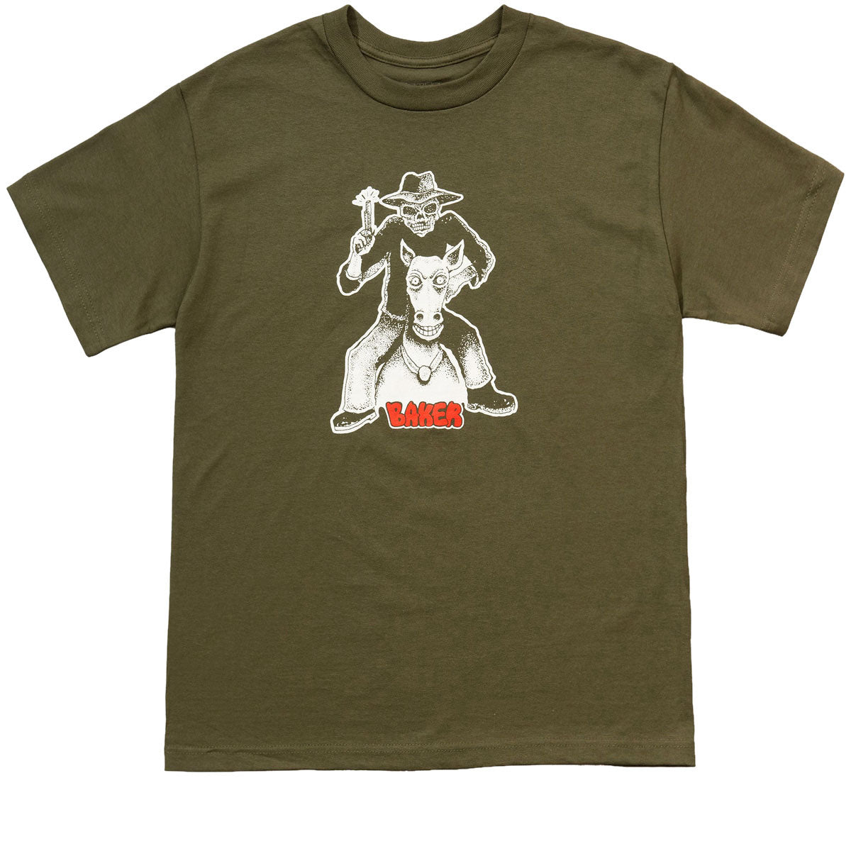 Baker Big Iron T-Shirt - Military Green image 1