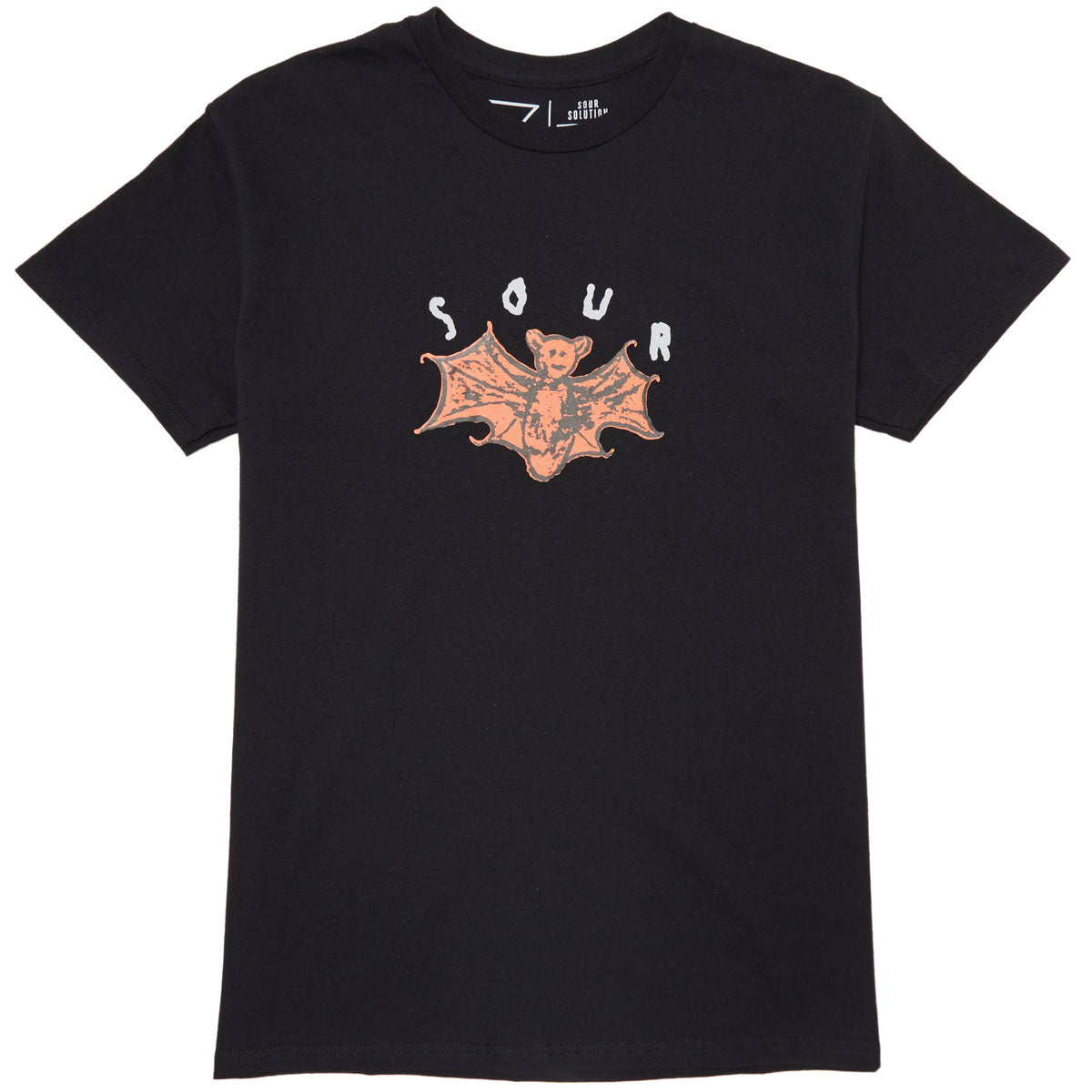 Sour Solution Bat T-Shirt - Black image 1