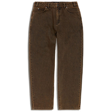 CCS Baggy Taper Denim Jeans - Acid Brown