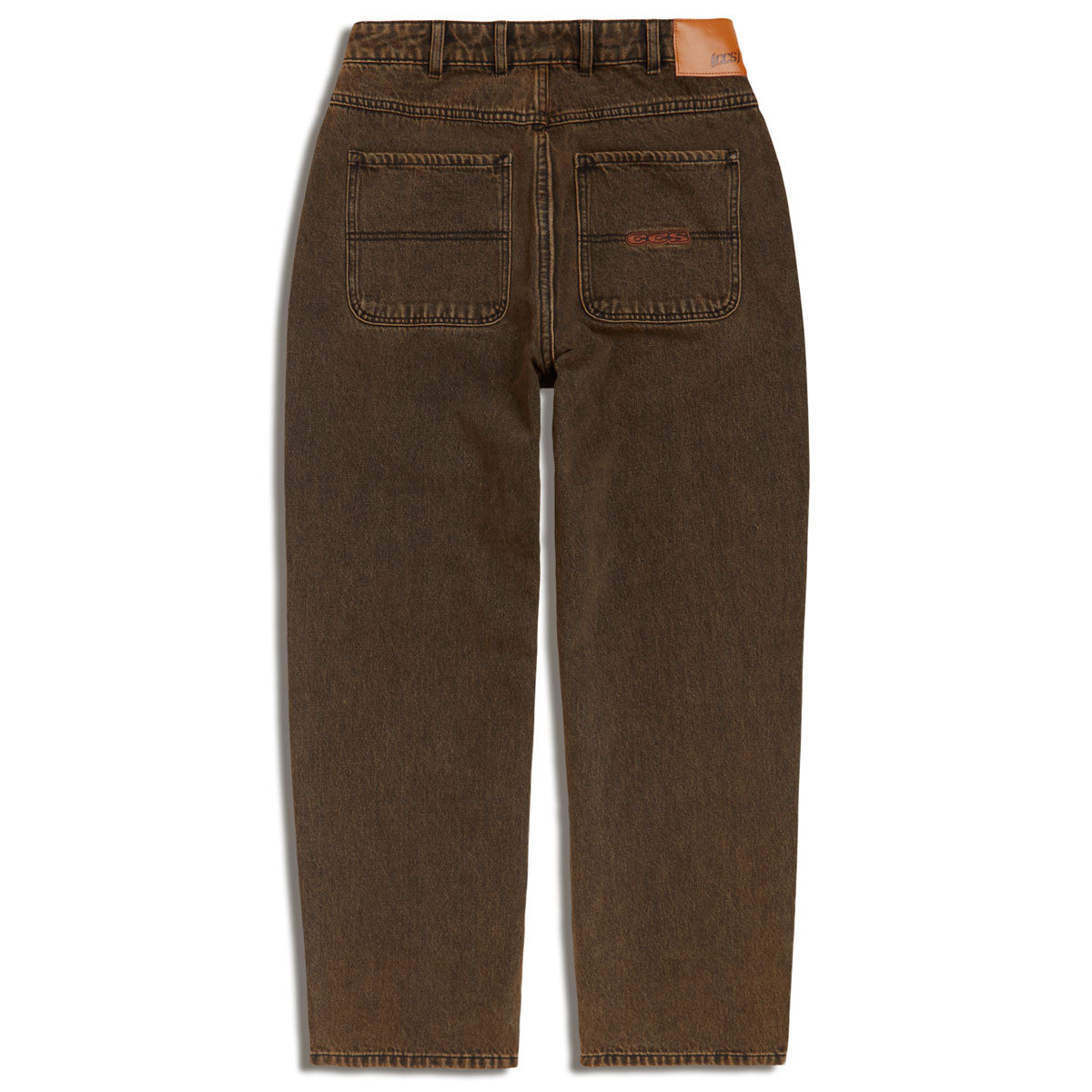CCS Baggy Taper Denim Jeans - Acid Brown CCS Baggy Taper Denim Jeans - Acid Brown