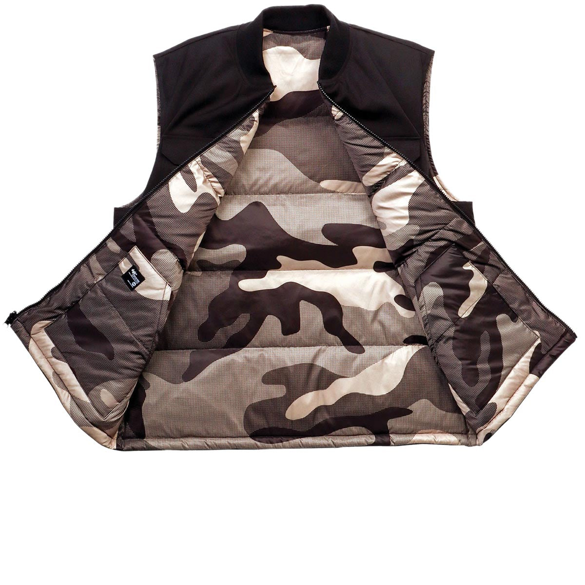 DGK Contra Reversible Vest Jacket - Black Camo image 2