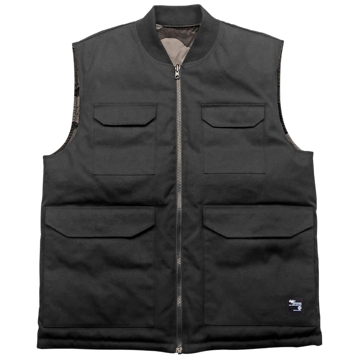 DGK Contra Reversible Vest - Black Camo image 3
