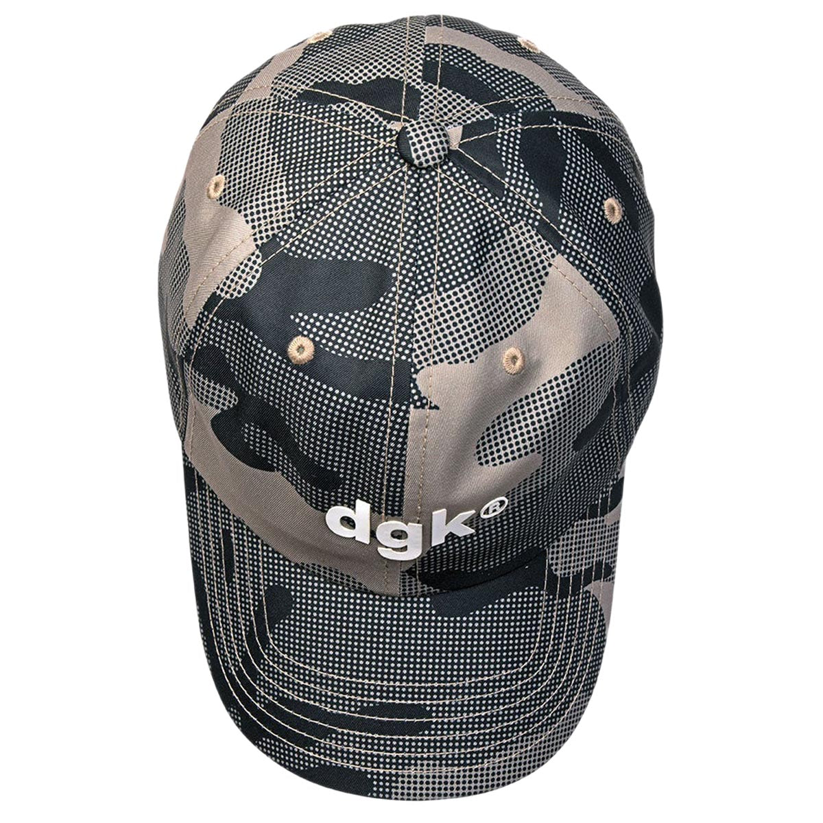 DGK Contra Strapback Hat - Black Camo image 4
