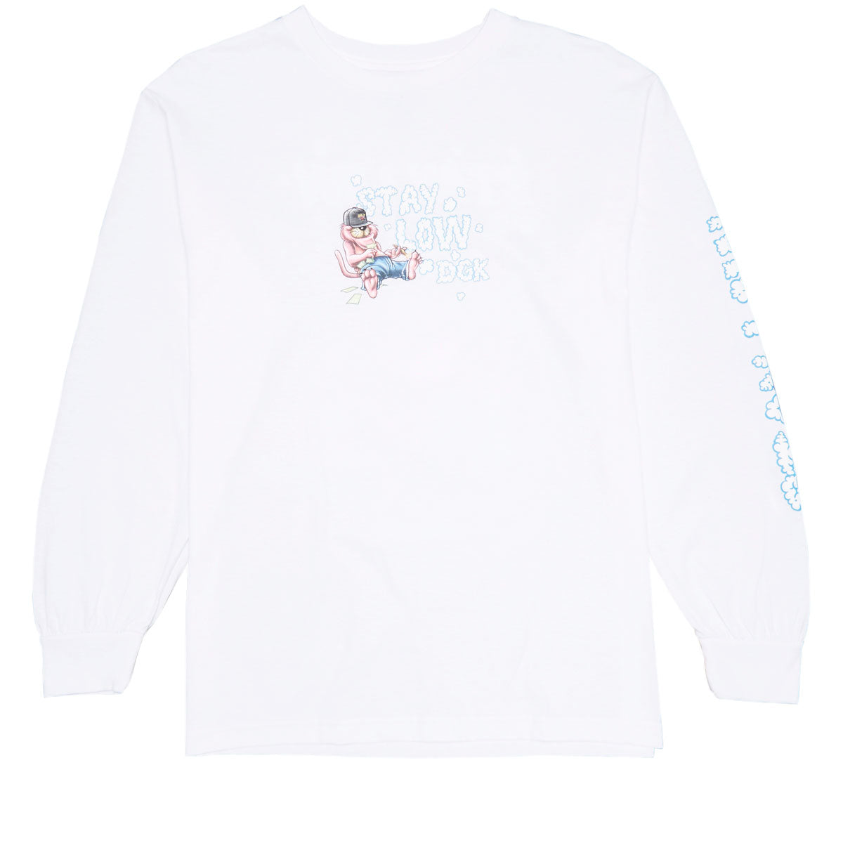 DGK Stay Low Long Sleeve T-Shirt - White image 2