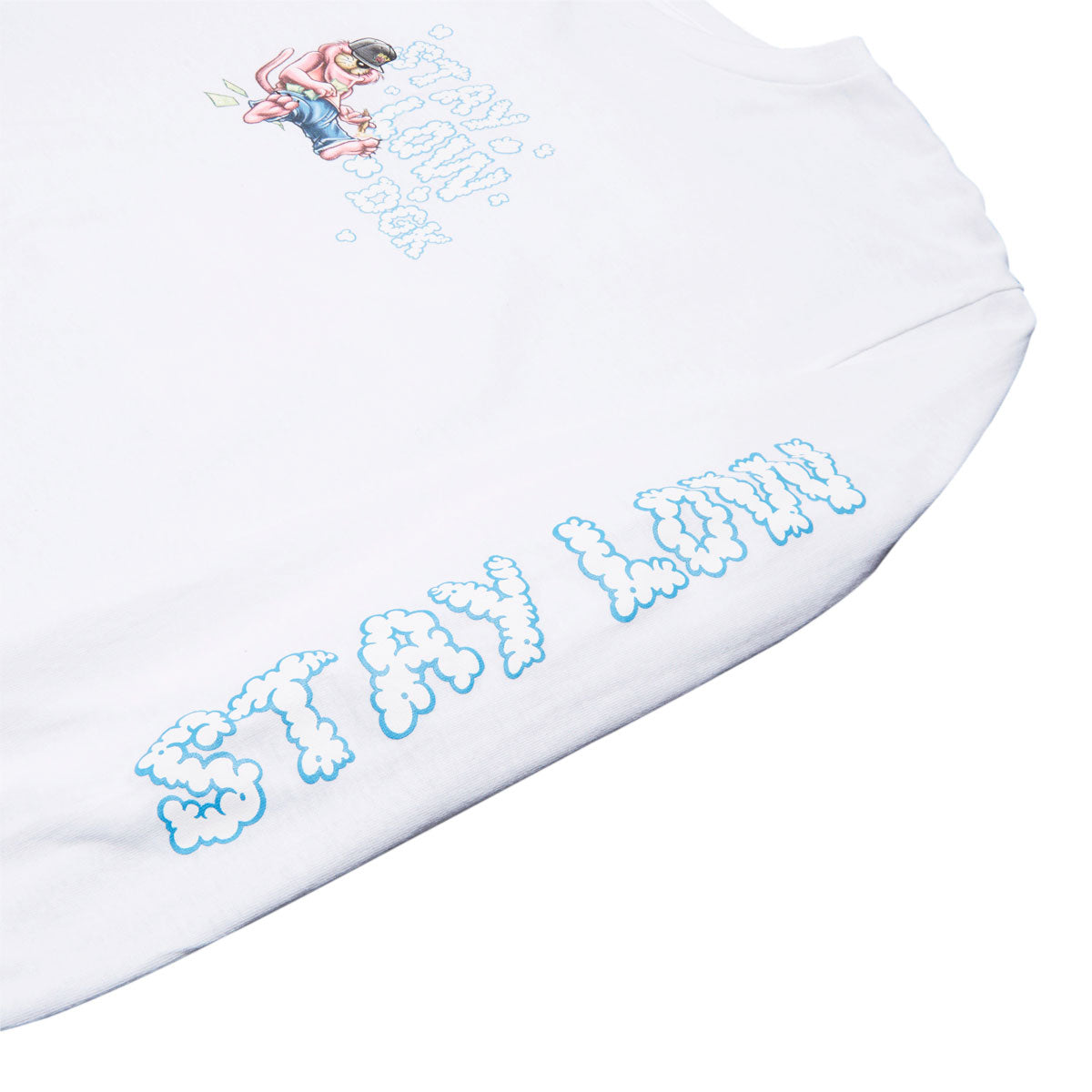 DGK Stay Low Long Sleeve T-Shirt - White image 3