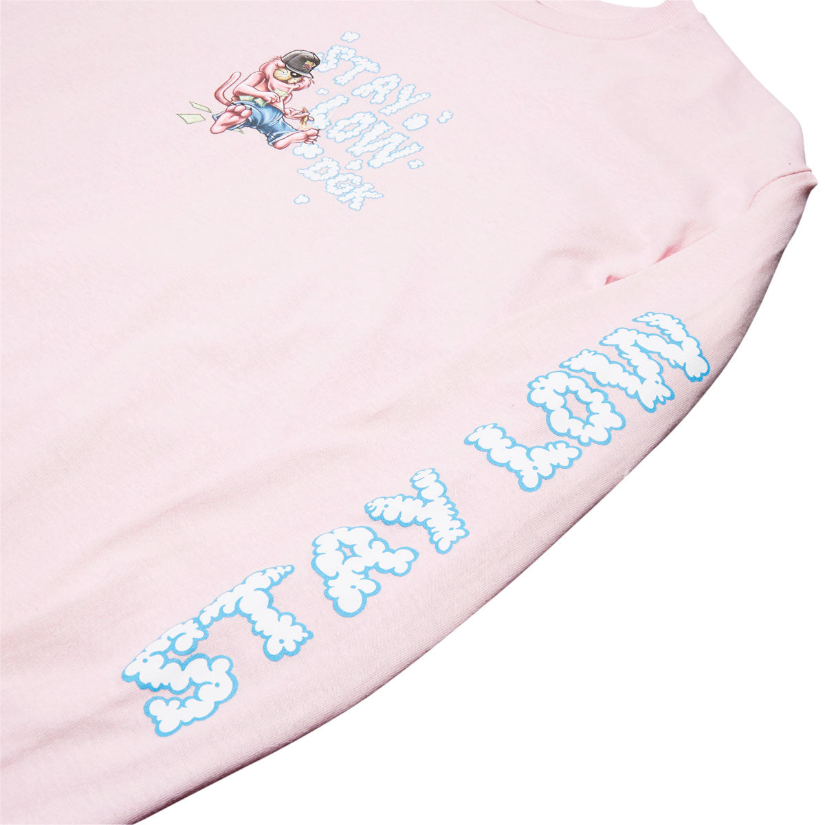 DGK Stay Low Long Sleeve T-Shirt - Pink image 3