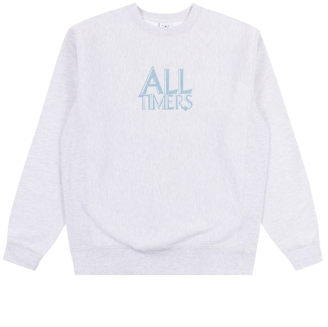 Alltimers Taverna Embroidered Crew Sweatshirt - Heather Grey image 1