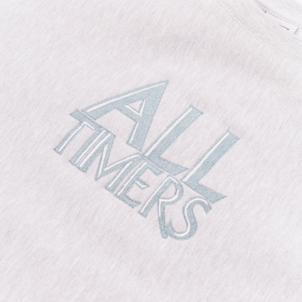 Alltimers Taverna Embroidered Crew Sweatshirt - Heather Grey image 2