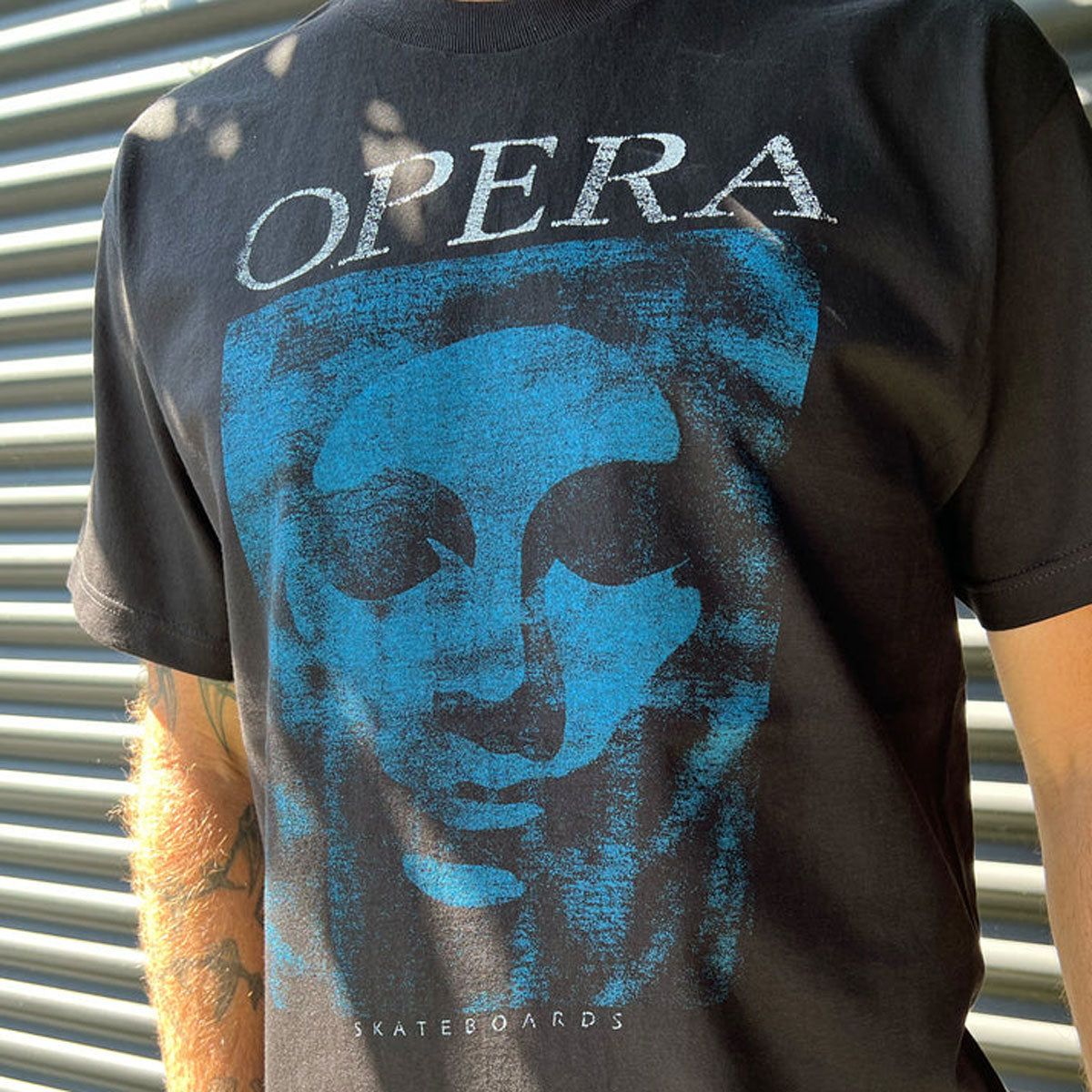 Opera Mask Vintage T-Shirt - Black image 2