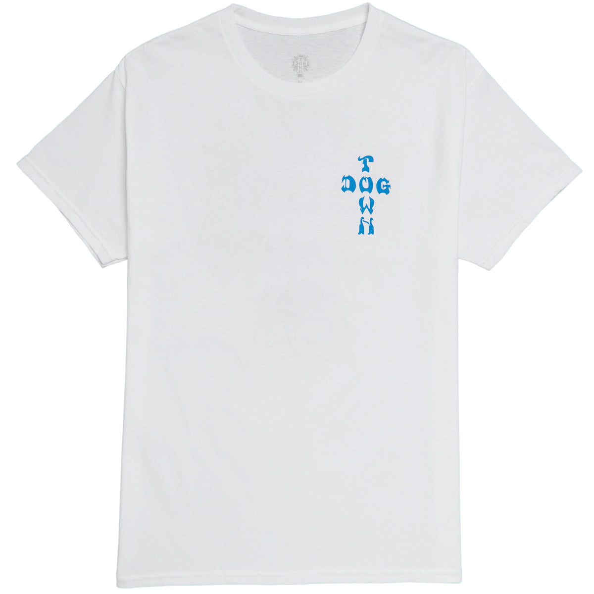 Dogtown Cross Logo T-Shirt - White/Red/Blue/Grey image 2