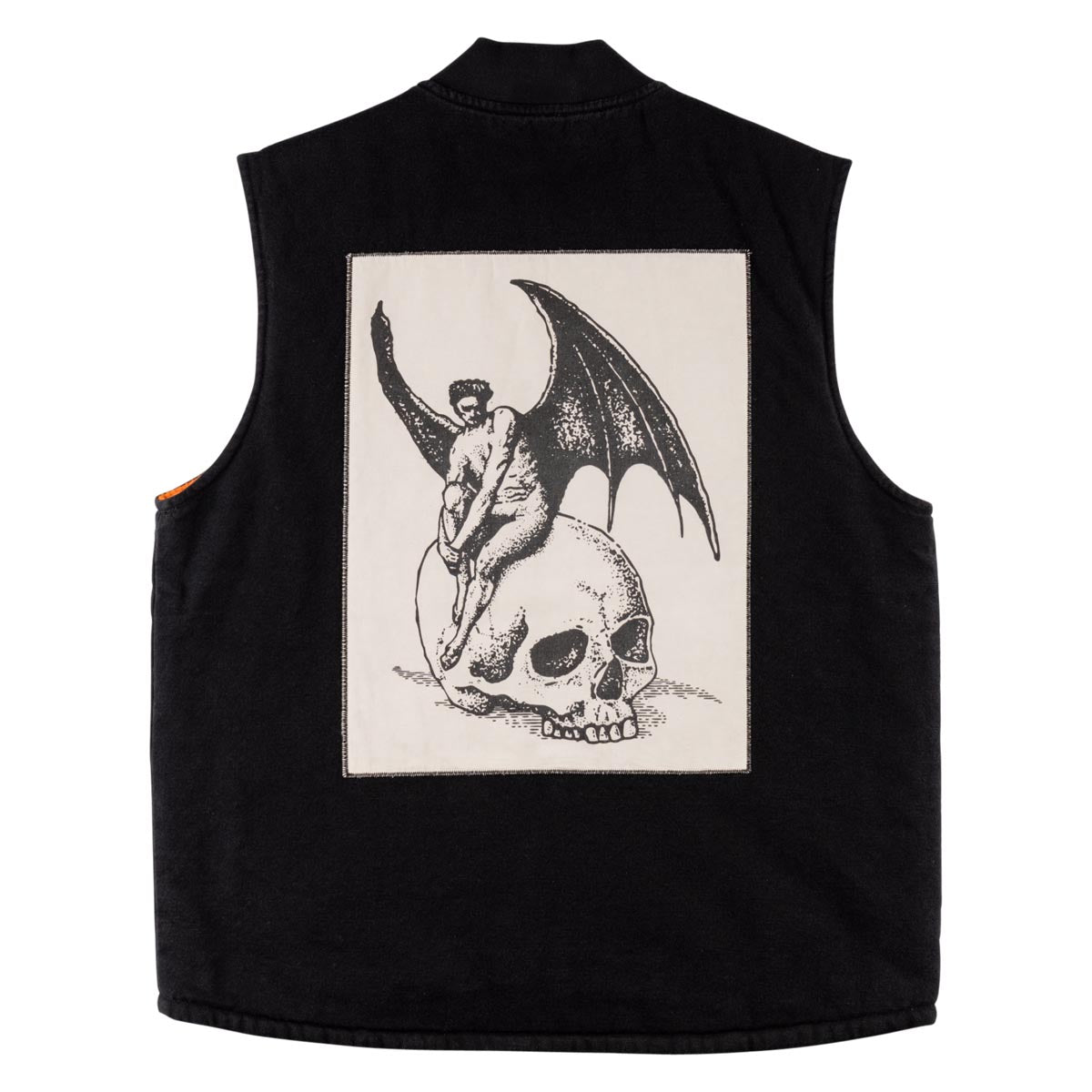 Welcome Nephilim Canvas Vest Jacket - Black image 2
