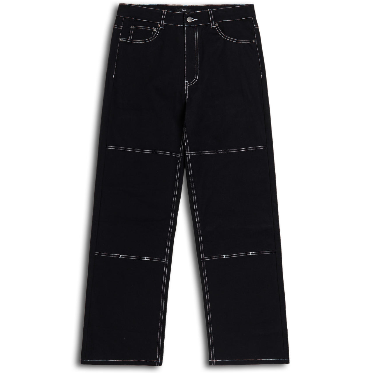 CCS Double Knee Original Relaxed Canvas Pants - Black/White image 3