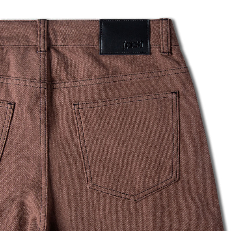 CCS Double Knee Original Relaxed Canvas Pants - Brown/Black