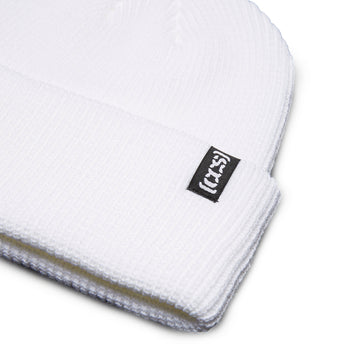 CCS Bracket Label Beanie - White