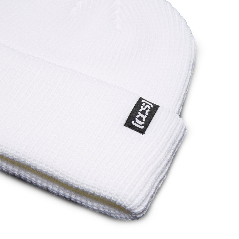 CCS Bracket Label Beanie - White