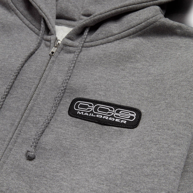 CCS Mailorder Patch Zip Hoodie - Grey/Black