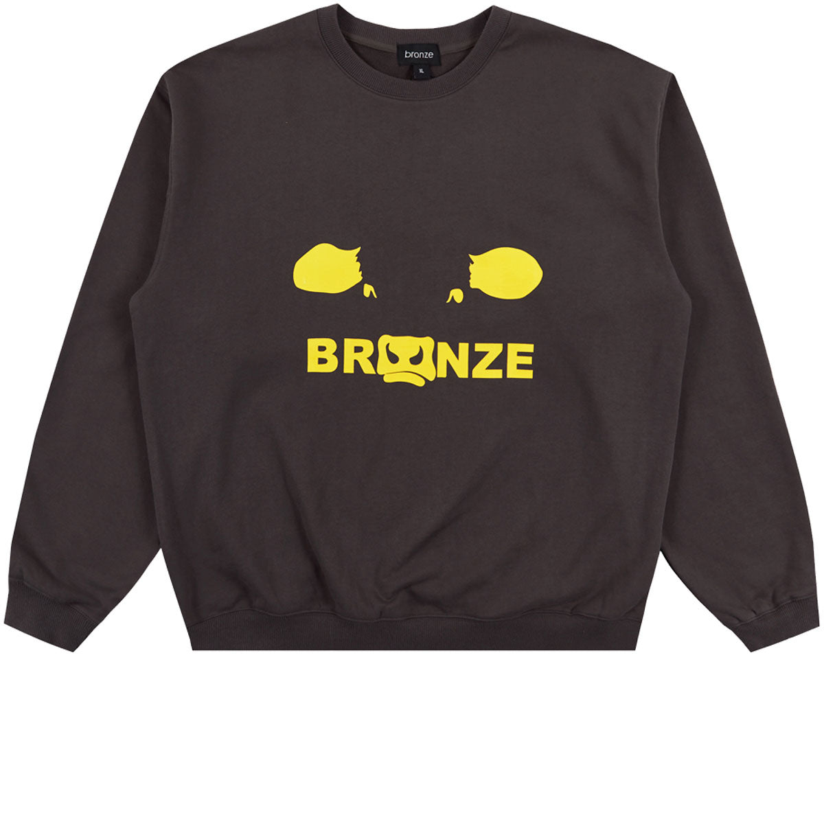 Bronze 56k Bull Crewneck Sweatshirt - Charcoal image 1