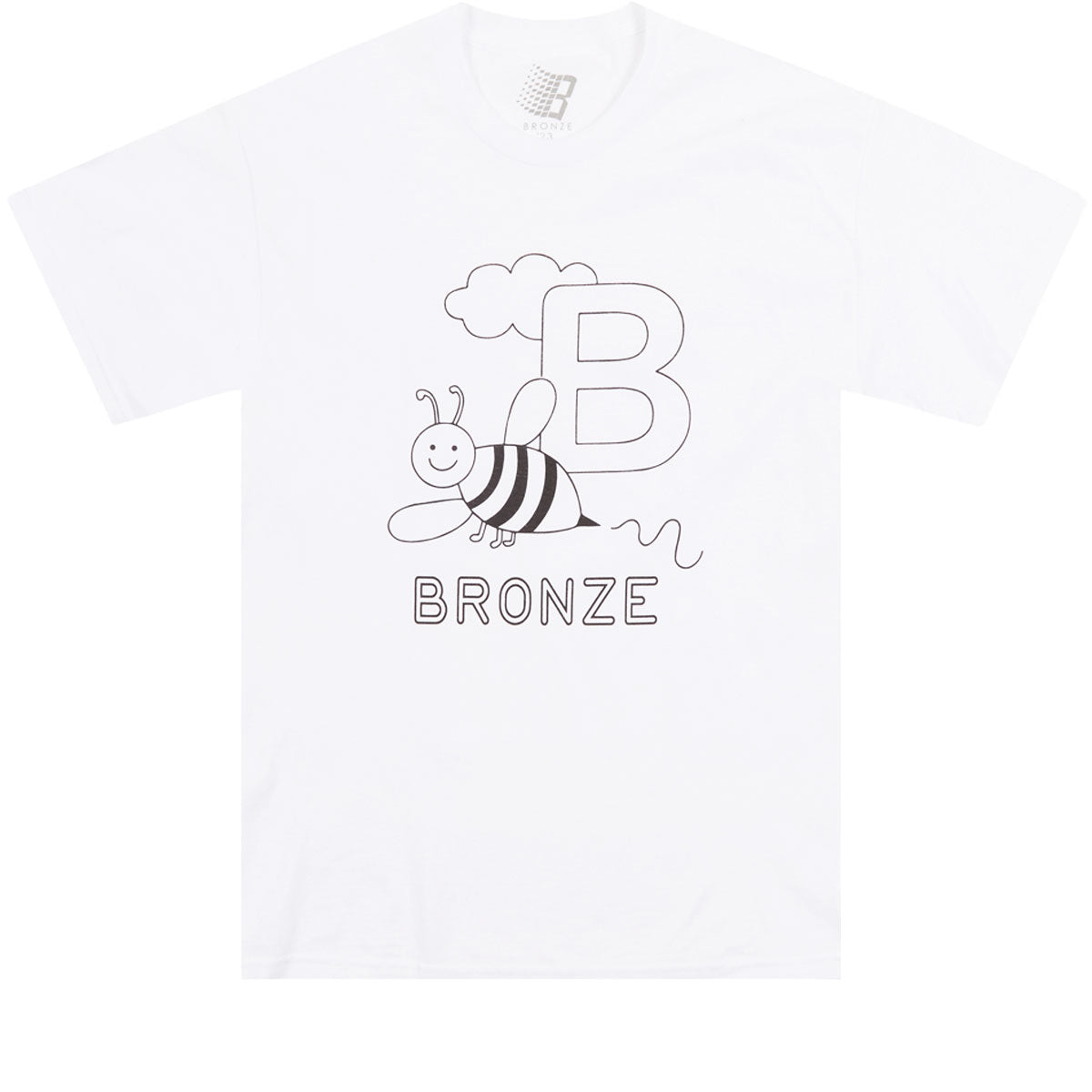 Bronze 56k B Is For Bronze T-Shirt - White image 1