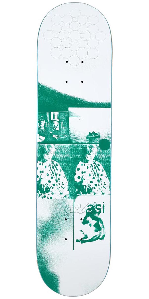 Quasi Distilled Skateboard Deck - Green - 8.00