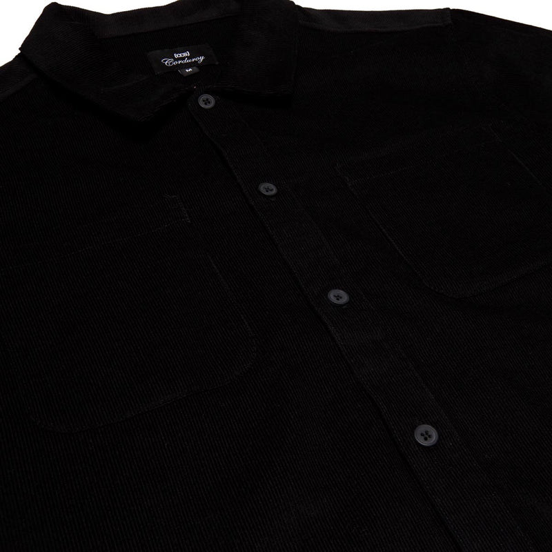 CCS Long Sleeve Corduroy Shirt - Black