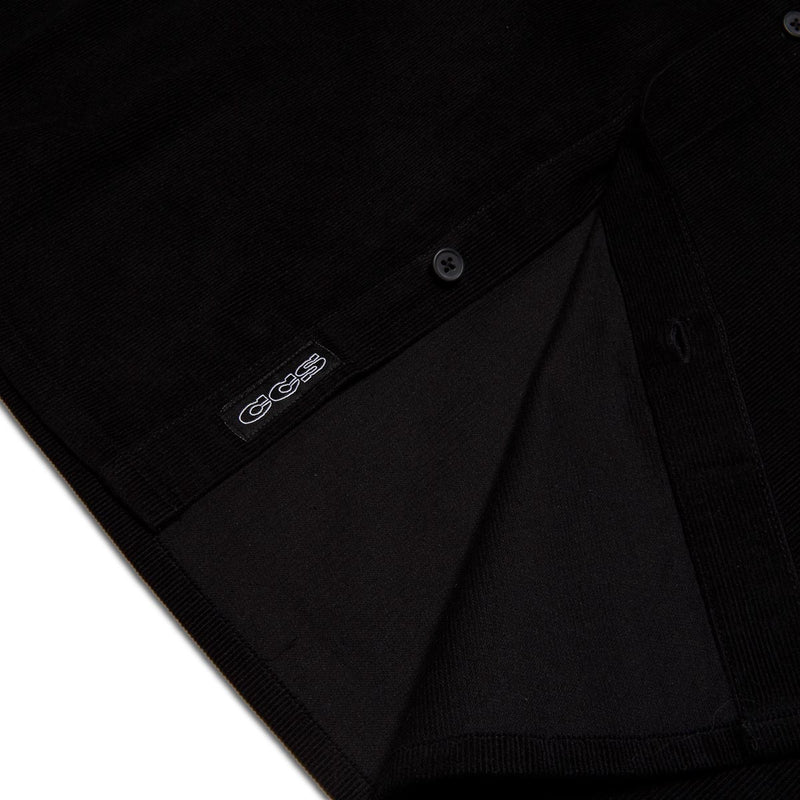 CCS Long Sleeve Corduroy Shirt - Black