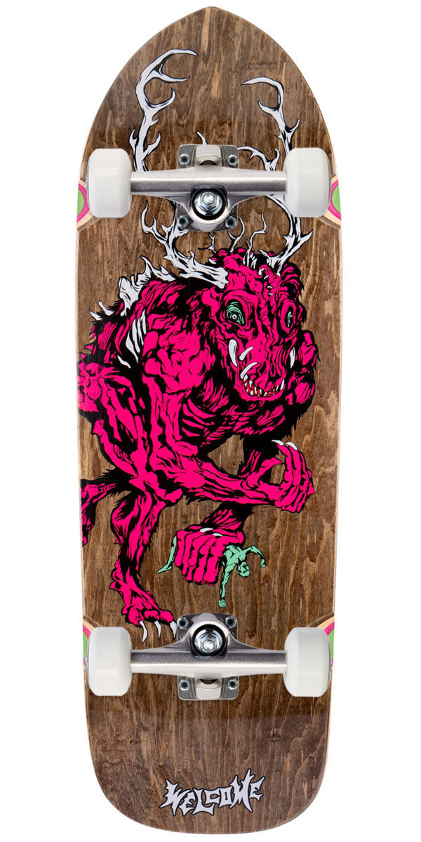 Welcome Wendigo On A Magic Bullet 2.0 Skateboard Complete - Brown Stain - 10.00