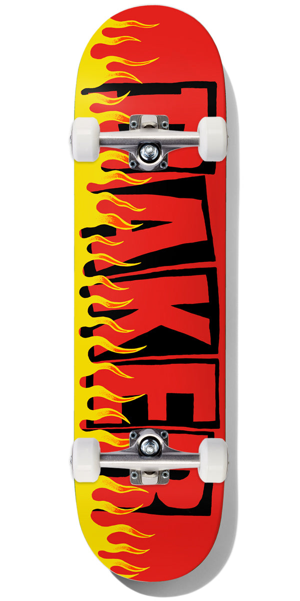 Baker T-Funk Flames Skateboard Complete - 8.25
