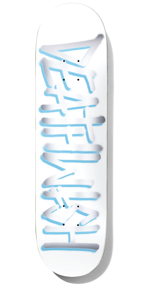 Deathwish Deathspray Skateboard Deck - White/Silver - 8.25