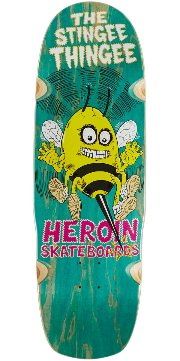 Heroin Stingee Thingee Skateboard Deck - 9.80
