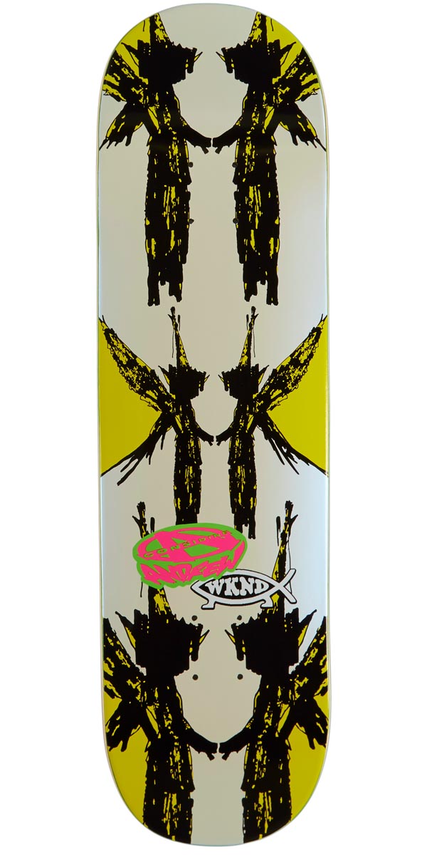 WKND Mid Earth Andrew Considine Skateboard Deck - Yellow - 8.60